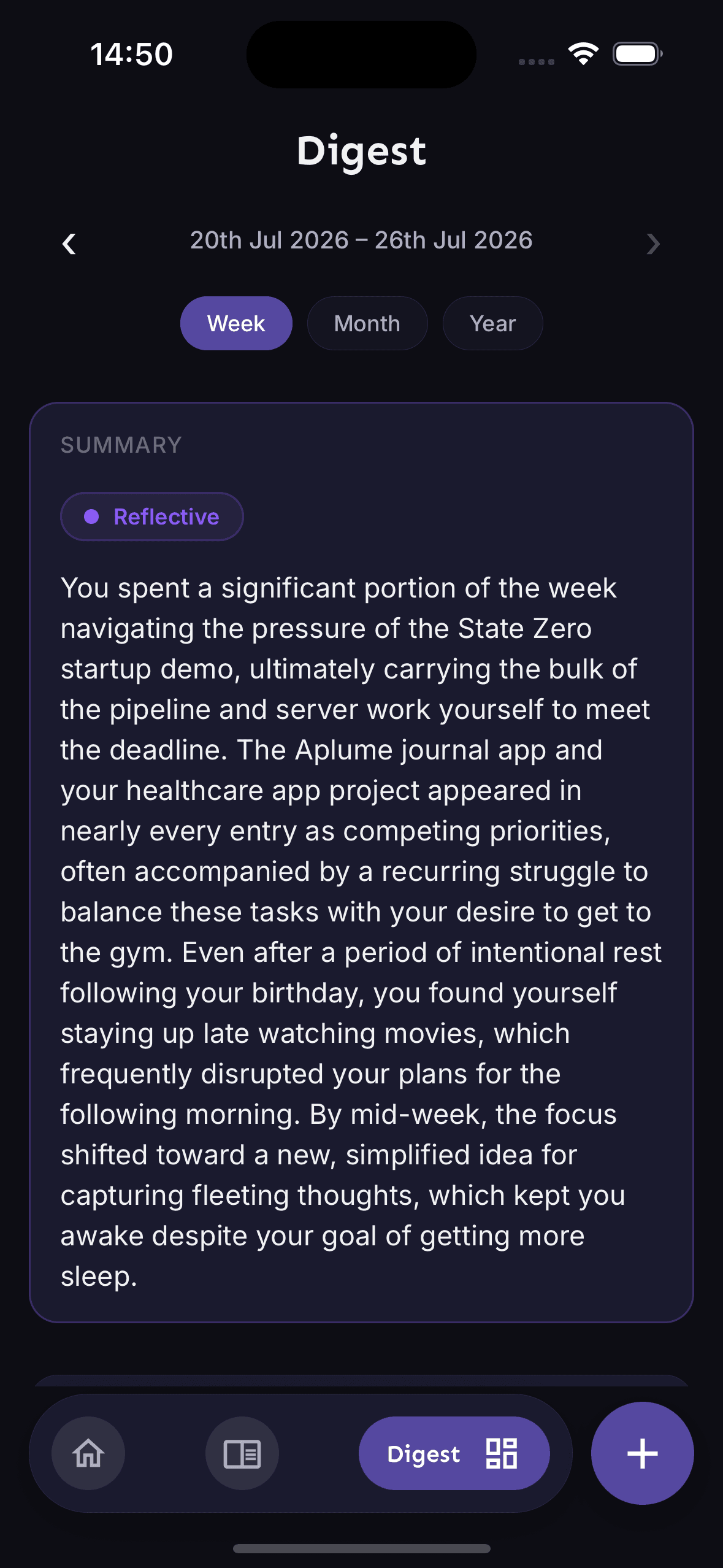 Patterns tab: summary & Keeps coming up