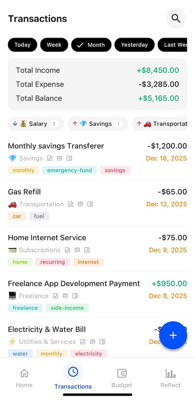 Smart Transaction Tracking